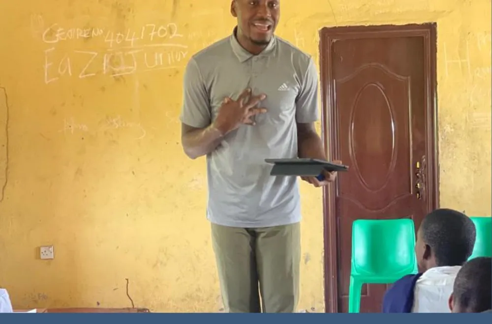 Education outreach — children learning